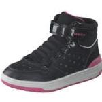 Reduzierte Schwarze Lack-Optik Geox High Top Sneaker & Sneaker Boots aus Leder atmungsaktiv für Kinder Größe 34 
