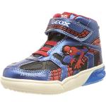 Reduzierte Marineblaue Lack-Optik Geox Low Sneaker aus Leder für Kinder Größe 28 