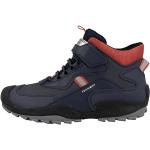 Marineblaue Casual Geox Savage Low Sneaker aus Leder atmungsaktiv für Herren Größe 38 für den für den Sommer 