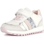 Reduzierte Rosa Geox Low Sneaker aus Rindsleder für Kinder Größe 20 