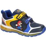 Geox Kinder Schuhe blau gelb Super Mario J1644A