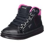 Reduzierte Fuchsiafarbene Geox Low Sneaker mit Reißverschluss aus Leder leicht für Kinder Größe 26 