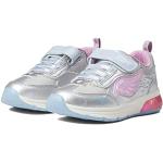 Pinke Lack-Optik Geox Low Sneaker aus Leder für Damen Größe 38 
