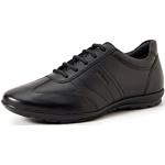 Reduzierte Schwarze Business Geox Symbol Hochzeitsschuhe & Oxford Schuhe aus Glattleder für Herren Größe 44 