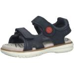 Reduzierte Marineblaue Casual Geox Outdoor-Sandalen mit Klettverschluss in Normalweite aus Leder für Kinder Größe 34 für den für den Sommer 