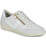 Weiße Geox Myria Low Sneaker aus Leder für Damen Größe 37 
