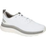Weiße Geox Spherica Runde Low Sneaker in Normalweite aus Textil atmungsaktiv für Herren Größe 46 