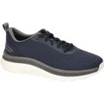 Marineblaue Geox Spherica Runde Low Sneaker in Normalweite aus Textil atmungsaktiv für Herren Größe 46 