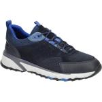 Reduzierte Marineblaue Geox Runde Low Sneaker in Normalweite aus Glattleder atmungsaktiv für Herren Größe 39,5 