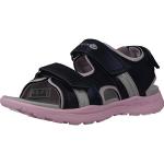 Pinke Geox Outdoor-Sandalen mit Klettverschluss in Normalweite aus Mesh für Kinder Größe 28 mit Absatzhöhe bis 3cm für den für den Sommer 