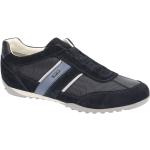 Reduzierte Marineblaue Geox Runde Low Sneaker in Normalweite aus Mesh atmungsaktiv für Herren Größe 39,5 