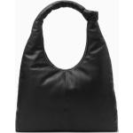 Schwarze COS Lederhandtaschen mit Reißverschluss aus Glattleder mit Innentaschen für Damen 