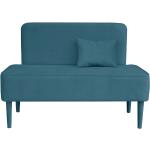 Blaue Moderne Happy Barok Schuhbänke & Sitzbänke Flur aus MDF gepolstert Breite 0-50cm, Höhe 100-150cm 