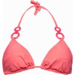 Reduzierte Pinke MOSCHINO Swim Triangel-Tops mit Meer-Motiv gepolstert für Damen Größe S 
