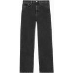 Schwarze COS Bio High Waist Jeans aus Denim für Damen 