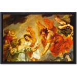 Gerahmter Kunstdruck Leinwandbild Gemäldezyklus für Maria de' Medici von Peter Paul Rubens