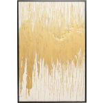 Goldene Moderne KARE DESIGN abstrakte Bilder aus Massivholz 80x120 