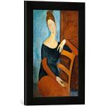 Gerahmtes Bild von Amedeo Modigliani The Artist's