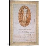 Gerahmtes Bild von Benvenuto Cellini Apollon mit d