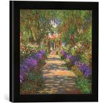 Schwarze Moderne Kunst für Alle Claude Monet Claude Monet Quadratische Digitaldrucke matt handgemacht 30x30 