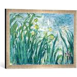 Gelbe Kunst für Alle Claude Monet Claude Monet Poster mit Rahmen Querformat 