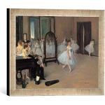 Gerahmtes Bild von Edgar Degas Classe de Danse, Ku