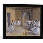 Gerahmtes Bild von Edgar Degas Le Foyer de la Dans