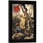 Gerahmtes Bild von Eugène Delacroix Die Freiheit f