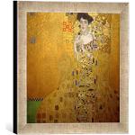 Reduzierte Kunst für Alle Gustav Klimt Gustav Klimt Poster mit Rahmen 13x13 