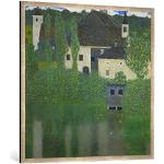 Silberne Moderne Kunst für Alle Gustav Klimt Gustav Klimt Quadratische Digitaldrucke handgemacht 100x100 