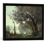 Gerahmtes Bild von Jean-Baptiste-Camille Corot Rec