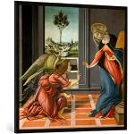Moderne Kunst für Alle Sandro Botticelli Sandro Botticelli Quadratische Digitaldrucke mit Rahmen 