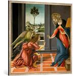 Gerahmtes Bild von Sandro Botticelli Verkündigung,