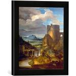 Gerahmtes Bild von Théodore Géricault Landschaft m
