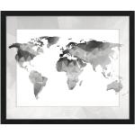 Weltkarten mit Weltkartenmotiv 