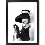 Gerahmtes Poster Audrey Hepburn 8, Fotodruck