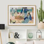 Reduzierte Schwarze Paul Gauguin Bilder & Wandbilder matt aus Kiefer 