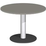 Silberne Geramöbel Runde Runde Tische 100 cm Breite 100-150cm, Höhe 100-150cm, Tiefe 50-100cm 