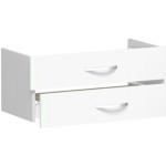 Weiße Geramöbel Büroschränke & Home Office Schränke mit Schublade 