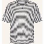 Bestickte Maritime Kurzärmelige GERARD DAREL T-Shirts aus Leinen für Damen Größe M 