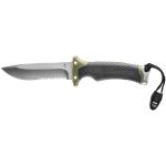 Gerber Outdoor/Survival-Messer mit Teilwellenschliff, Ultimate Survival Fixed, Klingenlänge: 12 cm, Rostfreier Stahl, 30-001830