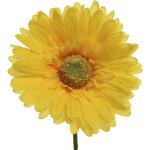 Gelbe Runde Kunstblumen aus Kunststoff 