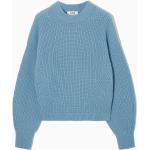 Hellblaue COS Nachhaltige Kaschmir-Pullover aus Wolle für Damen Größe XS 