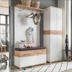 Reduzierte Weiße Moderne GERMANIA Garderoben Sets & Kompaktgarderoben aus Holz 4-teilig 