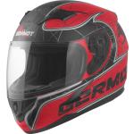 Germot Junior Helm Gm 420 Farbe: Matt-Rot/Schwarz | Größe: Kurz M
