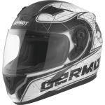 Germot Junior Helm Gm 420 Farbe: Matt-Weiß/Schwarz | Größe: Kurz M