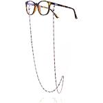 Reduzierte Rosa Brillenketten aus Edelstahl für Damen 