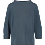 Petrolfarbene Unifarbene 3/4-ärmelige Gerry Weber Damensweatshirts Übergrößen 