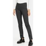 Schwarze Unifarbene Gerry Weber Slim Fit Jeans aus Baumwollmischung für Damen Größe XS 