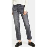 Graue Unifarbene Gerry Weber Kia Wide Leg Jeans & Relaxed Fit Jeans aus Denim für Damen Größe XS 